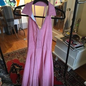 red gingham sun dress